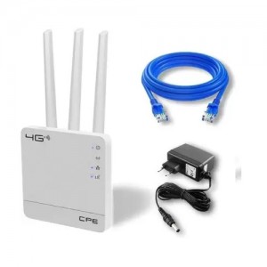3 in 1 4G Sim Wifi Router / Wifi Router / Range Extender / Wifi Amplifier Triple Antenna Electronics NMPS-17-WH-SS-EEPRROD